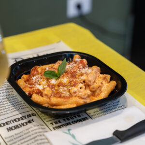 Pasta al  pomodoro  ricotta e parmigiano